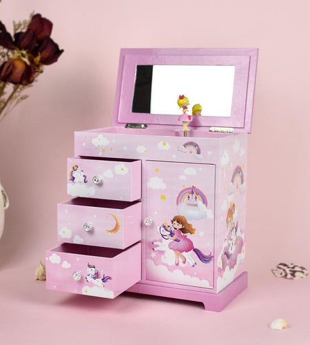 Musical Jewelry Box，Organize，Gift for Girls Children Girlfriend Mom，Room Decor，Ballerinas，Pink，Birthday，Valentine'S Day, Thanksgiving, Halloween，Christmas