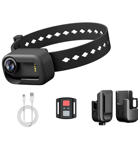 4K 30Hz Pet Collar Camera, Animal Vlog Camera Mini Action Camera for Video Records Dog Collar Camera