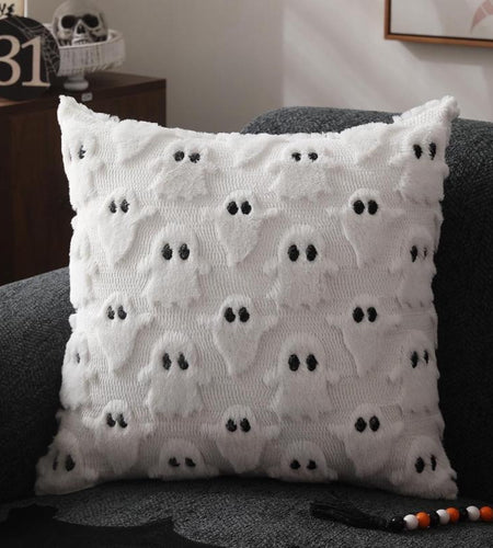 Ghost Pillow Cover - Soft and Cozy Cushion Cover for Home Decor