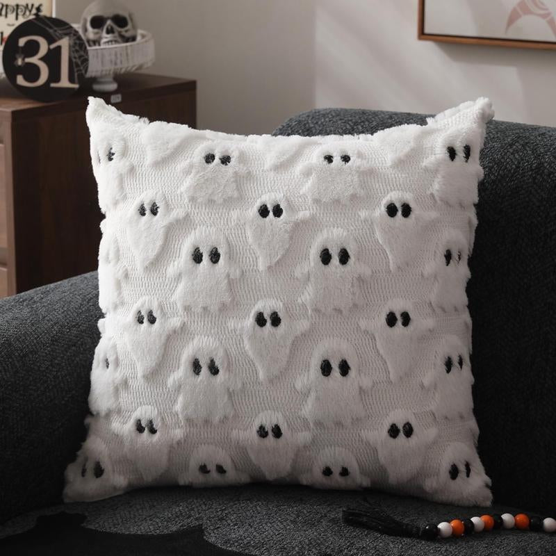 Ghost Pillow Cover - Soft and Cozy Cushion Cover for Home Decor
