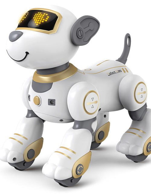 Load image into Gallery viewer, Robot Dog Toys for Girls Toys Interactive Robot Toy Followme Robot for Kids 5-7 Intelligent Remote Control Dog with Sing Dance AI Robotics for Kids Age 3 4 5 6 7 Chrismas Birthday Gifts Remote Control Remote Control Racing Car Sensor Music
