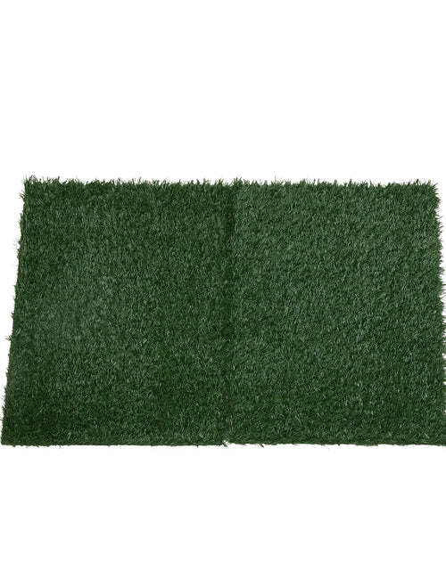 Load image into Gallery viewer, 2PCS Realistic Artificial Grass Rug for Pet Potty Training, Synthetic Dog Pee Grass Turf Patch Carpet Pad for Indoor Outdoor
