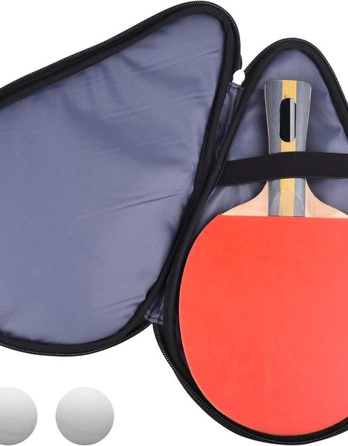 Load image into Gallery viewer, Table Tennis Racket Case Cover Ping Pong Paddle Carry Bag with Ball Storage Pocket
