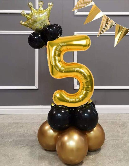 Load image into Gallery viewer, 40 Inch Jumbo Number Foil Balloons, Birthday Party Decoration, Gold, Silver, Rose Gold, Foil Big Number Balloon for Birthday Party,Wedding, Engagement
