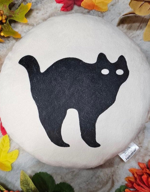 Load image into Gallery viewer, Kawaii Halloween Sugar Cookie Pillow |10 Inch Pumpkin, Black Cat &amp; Ghost | Break &amp; Bake Cookie Decor
