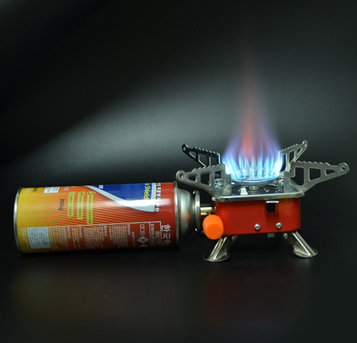 Portable Square Camping Stove for Outdoor Use