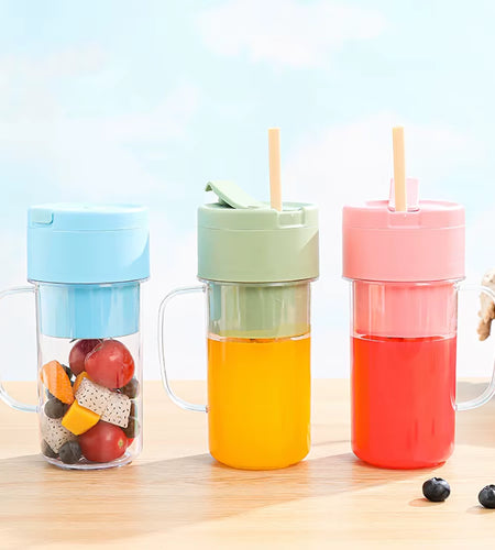 Portable Electric Juicer Juice Cup Outdoor Camping Juicer Home Kitchen Appliances Fruit Blender