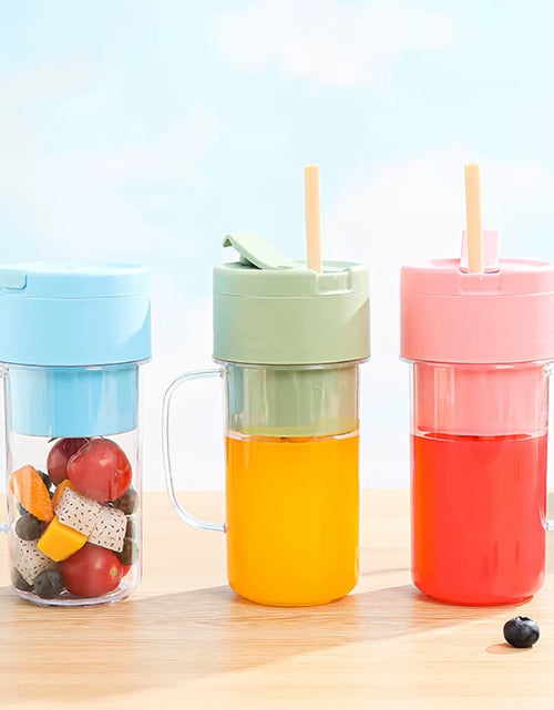 Load image into Gallery viewer, Portable Electric Juicer Juice Cup Outdoor Camping Juicer Home Kitchen Appliances Fruit Blender
