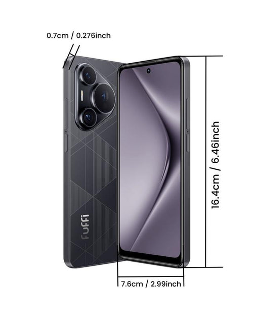 Load image into Gallery viewer, Fuffi Smartphone 6.56-Inch HD Screen, 4GB RAM + 32GB Storage, Dual Camera 5Mp+13Mp, Bluetooth-Compatible GPS, Metal Frame, Android 4G Phone

