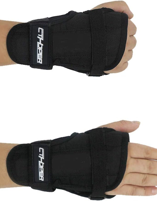 Load image into Gallery viewer, Adult/Child Long Damping Non-Slip Anti-Fall Wrist Guards Protective Gear for Roller Skating Skating Skiing Skateboard Snowboard Cycling Bicycle Scooter
