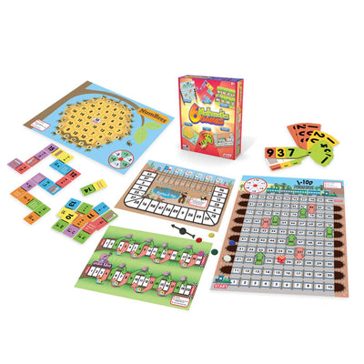 6 Mathematics Games  Board Game for Ages 5-8 Grade 1 Grade 2 Learning, Math, Perfect for Home School, Educational Resources