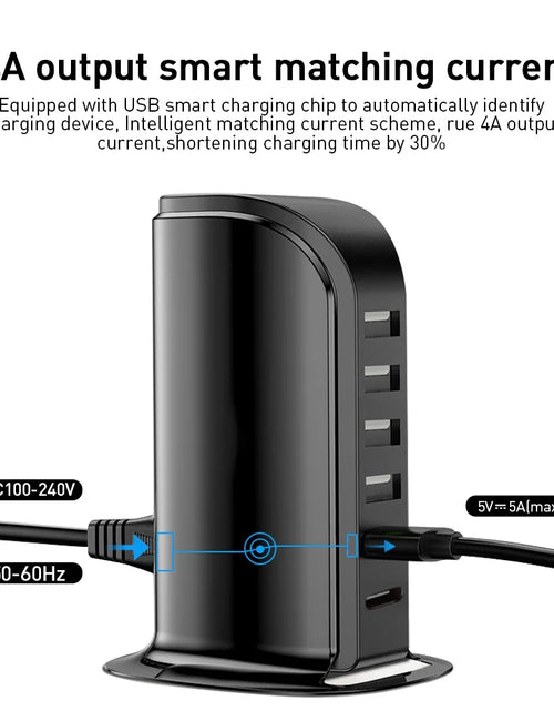 Load image into Gallery viewer, SHIHUALQ Overcurrent Protection Cell Phone Charging Station
