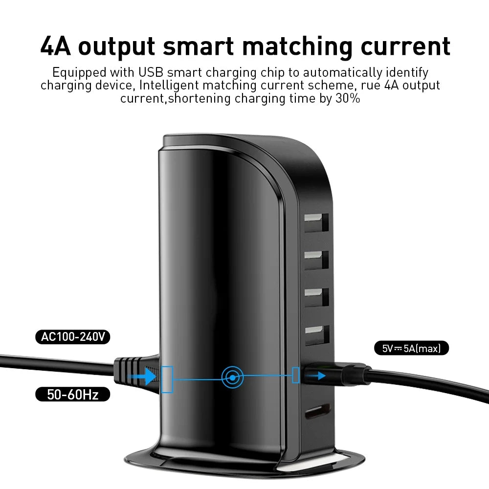 SHIHUALQ Overcurrent Protection Cell Phone Charging Station
