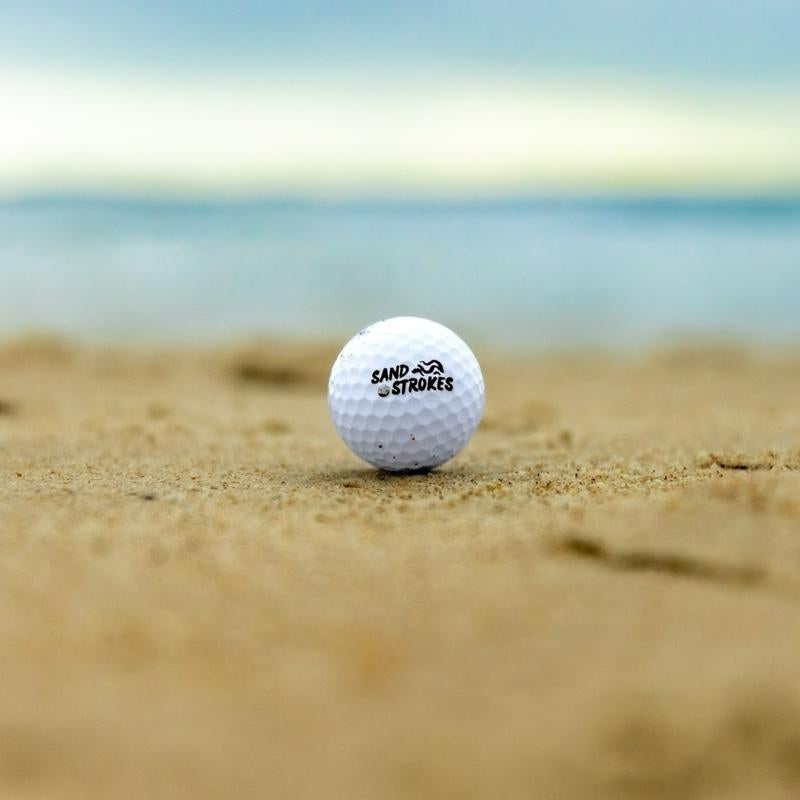 Sand Strokes - Beach Games - Golf - Outdoor Games- Beach Golf Set Indoor