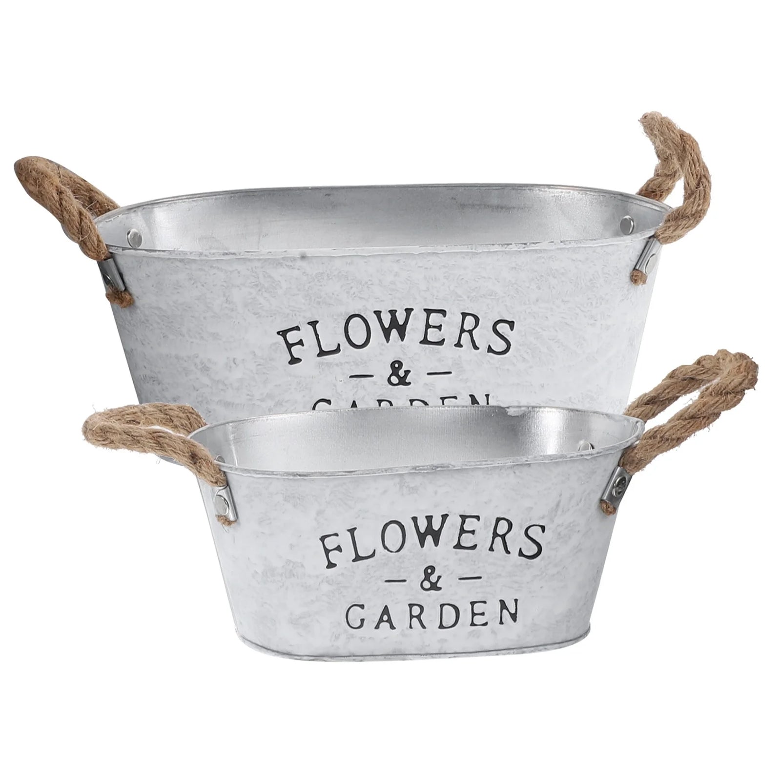 2 Pcs Garden Supplies Planting Flower Pot Artistic