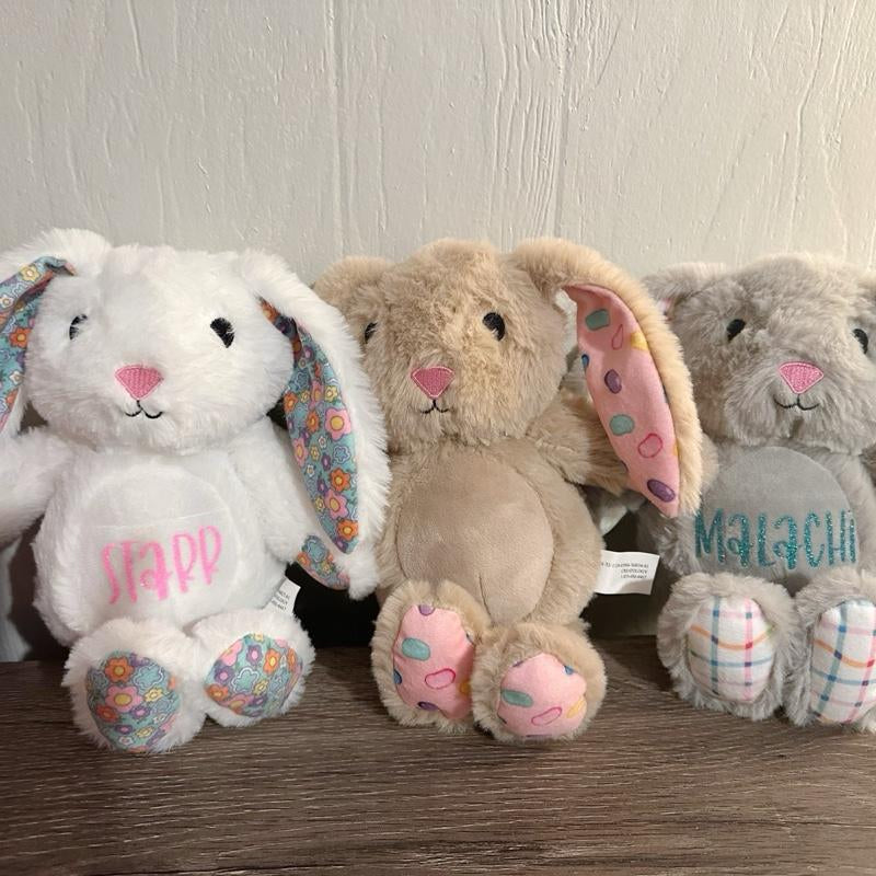 Personalized Easter Bunny, Easter Basket Stuffer, Easter Gift Ornaments Decoration
