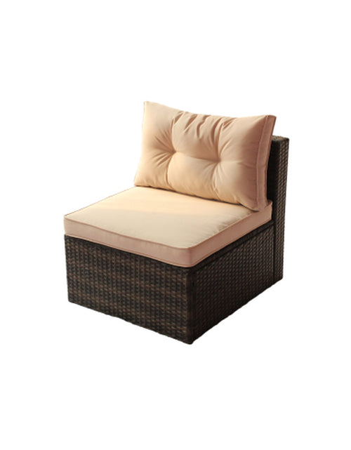 Load image into Gallery viewer, Patio Furniture Set PE Rattan Sectional Garden Furniture Corner Sofa Set
