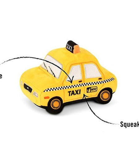 New York City Taxi Cab Dog Toy - PLAY Pet Toys - NYC Taxi - Best Toys for Dogs