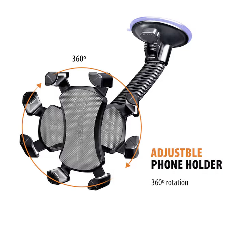 Mammoth Black Adjustable Cell Phone Car Mount (Universal)