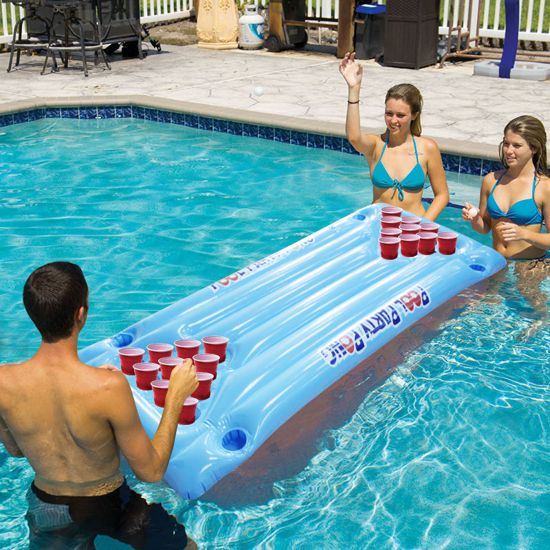 PVC Inflatable Lounger for Water and Ping Pong Games