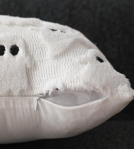 Ghost Pillow Cover - Soft and Cozy Cushion Cover for Home Decor