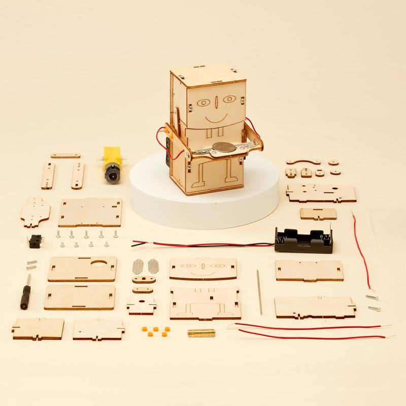 Money Bank Robot DIY Kit, Educational STEM Toys