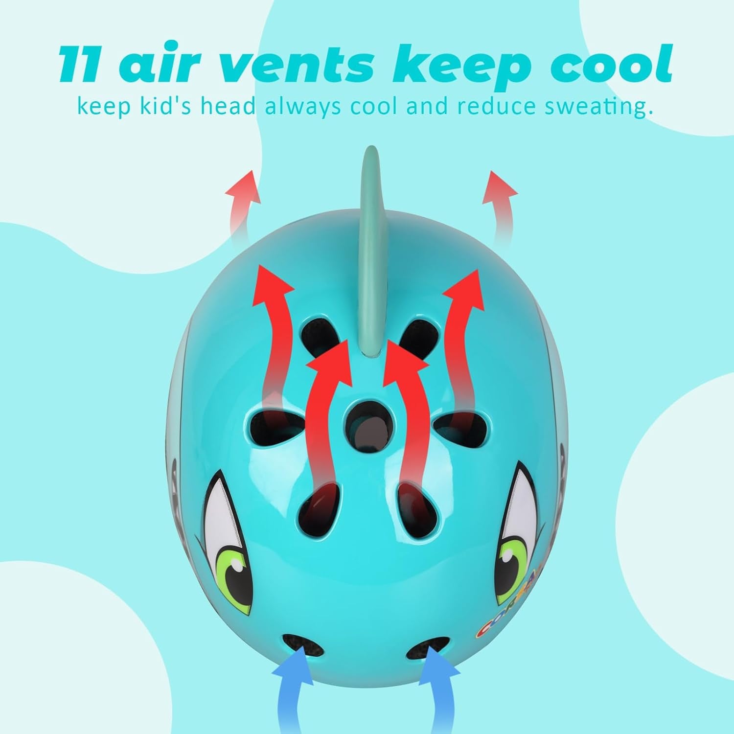 Toddler Kids Bike Helmet, Adjustable and Multi-Sport, 3 Sizes for Ages 1-2-3-5-8-14 Years Child Infant Boys Girls