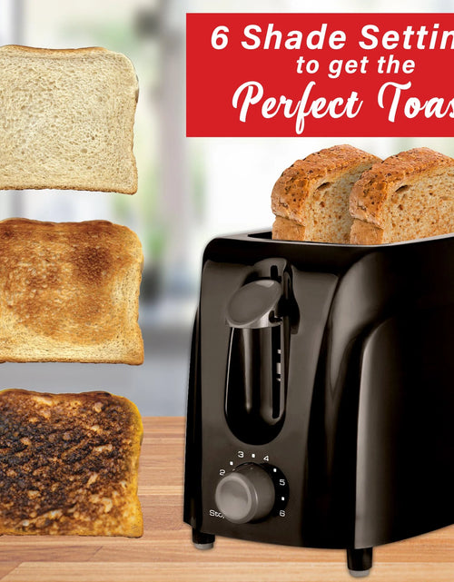 Load image into Gallery viewer, Cool Touch 2-Slice Toaster, Black

