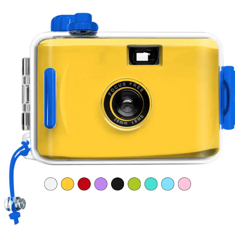 Retro Reusable 35MM Film Camera Waterproof Reloadable Film Camera without Film Children Camera Film Camera for Shooting