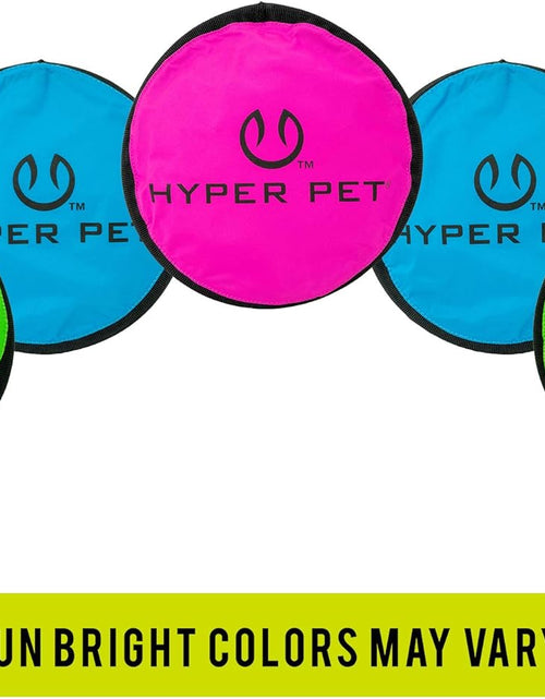 Load image into Gallery viewer, Flippy Flopper 9" Flying Disc Soft Dog Toy, Floats in Water &amp; Safe on Teeth, for All Breeds, Pack of 5 (Colors May Vary)
