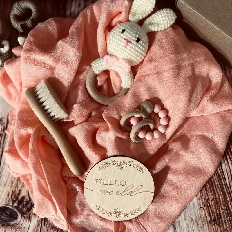 Mintbaby Pink Bunny Set Cotton
