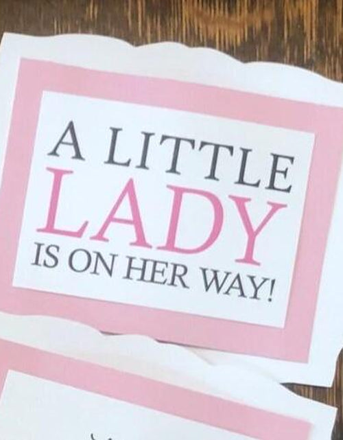 Load image into Gallery viewer, Baby Girl Baby Shower Decorations, Baby Shower Table Decor, Baby Shower Centerpieces
