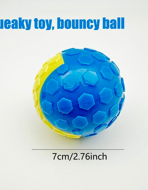 Load image into Gallery viewer, Pet Chew Toy Ball, 1/3 Counts Elastic Squeaker Sound Toy, Interactive Teeth Grinding and Cleaning Pet Toys, Pet Stress Relief Companion Toys
