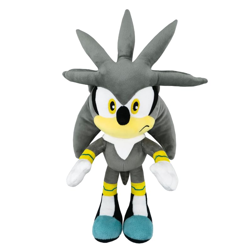 Hedgehog Plush Toys Stuffed Animal Toys Knuckles Shadow and Tails Plush Dolls Perfect Cartoon Character Gifts for Boys and Girls Ideal for Christmas Valentine’s Day and Thanksgiving (Grey)