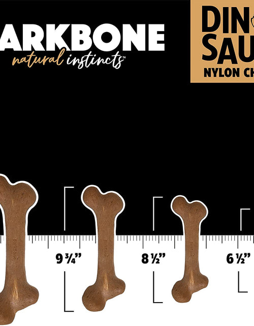 Load image into Gallery viewer, Dinosaur Barkbone - Nylon Dog Bone for Aggressive Chewers - Bacon Flavor - 8.5"
