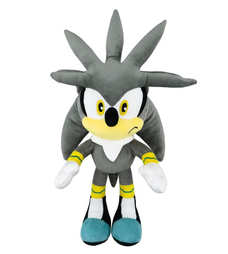 Hedgehog Plush Toys Stuffed Animal Toys Knuckles Shadow and Tails Plush Dolls Perfect Cartoon Character Gifts for Boys and Girls Ideal for Christmas Valentine’s Day and Thanksgiving (Grey)