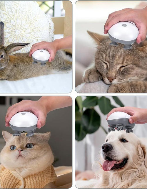 Load image into Gallery viewer, Portable Handheld Pet Massager, 1 Count Pet Muscle Relief Massager for Dogs and Cats, Pet Supplies
