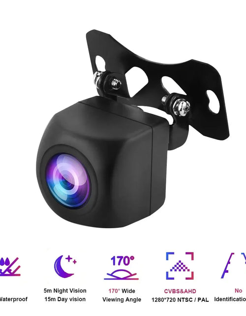 Load image into Gallery viewer, 5V 12V Wide Angle HD Car Rearview Camera Rear View Video Vehicle Camera Backup Reverse Camera Night Vision Parking Camera
