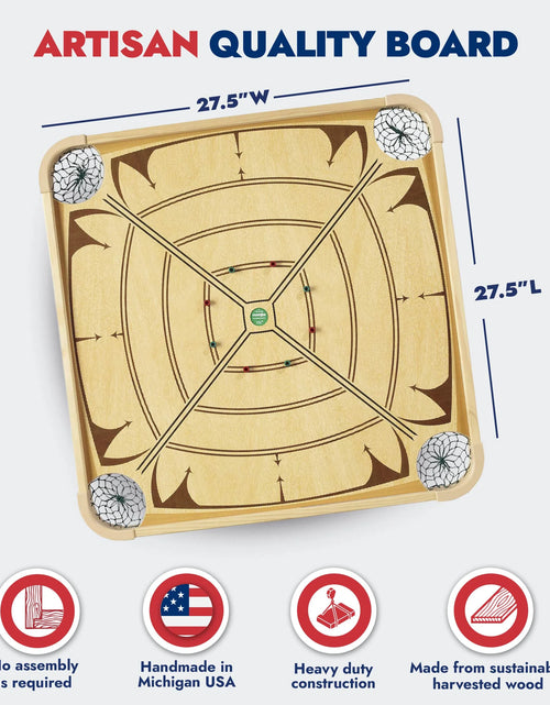 Load image into Gallery viewer, Large Board Game Set – over 100 Family Board Games for Game Nights – All-In-One Classic Board Games (28” X 28”)
