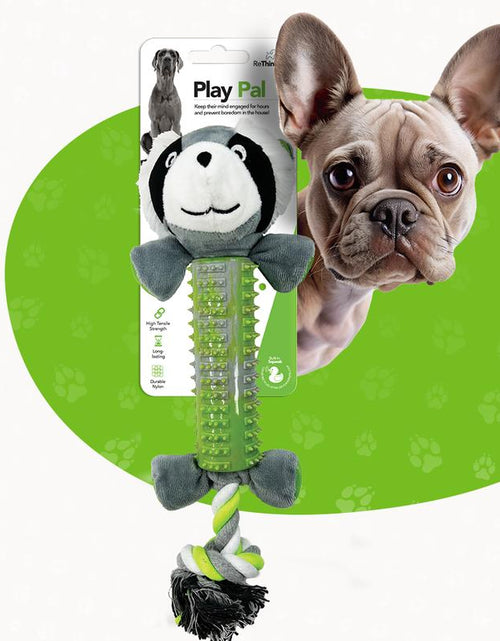 Load image into Gallery viewer, Rethink Pet Playpal 3 in 1 Pet Toy - Koala Rope, Dental Toy and Squeaky Plush Long Lasting Dog Toy
