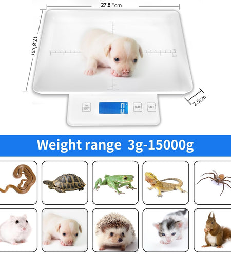 Digital Pet Scale for Small Animal, Whelping Scale,Mini Precision Gram Weight...