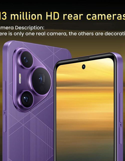 Load image into Gallery viewer, Fuffi Smartphone 6.56-Inch HD Screen, 4GB RAM + 32GB Storage, Dual Camera 5Mp+13Mp, Bluetooth-Compatible GPS, Metal Frame, Android 4G Phone
