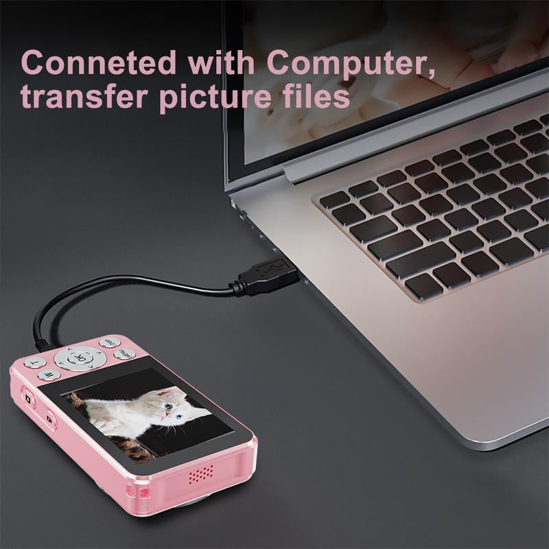 Digital Camera, Portable FHD 1080P Digital Cameras, 48MP 16X Digital Zoom with 2.8" IPS Compact Small Vintage Camera for Vlogging, Point Shoot Camera.