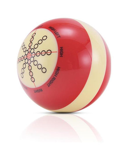 Red Training Cue Ball for Pool Games
