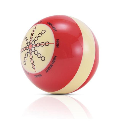 Load image into Gallery viewer, Red Training Cue Ball for Pool Games
