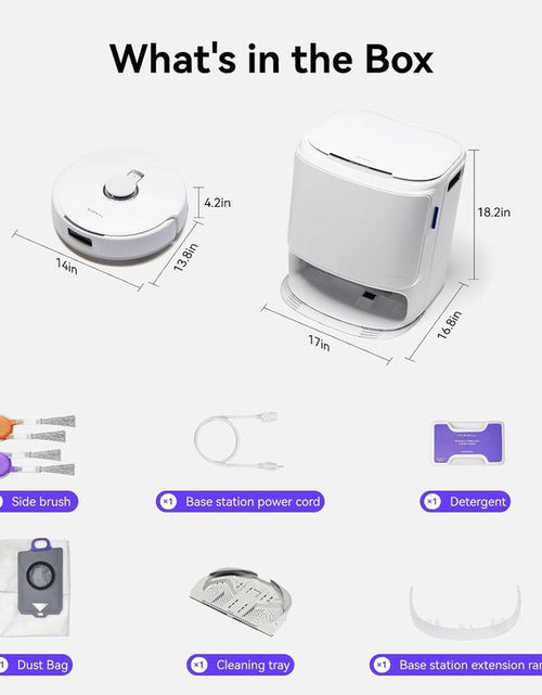 Load image into Gallery viewer, NARWAL Freo Z10 Robot Vacuum and Mop Combo, Tangle Free Robot Mop, 15,000Pa Suction, Adapts to Hard-To-Reach Areas, Self-Emptying, Mop Washing &amp; Drying, Obstacle Avoidance, for Pet Hair &amp; Hard Floor
