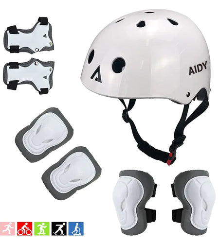 AIDY Upgraded Kids Roller Skating Protective Gear Set