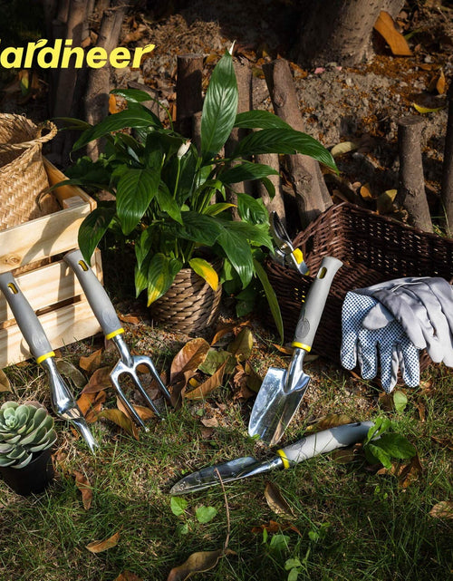 Load image into Gallery viewer, Garden Tools Set, 8PCS Heavy Duty Garden Tool Kit,Gardening Tools Gifts for Women and Men
