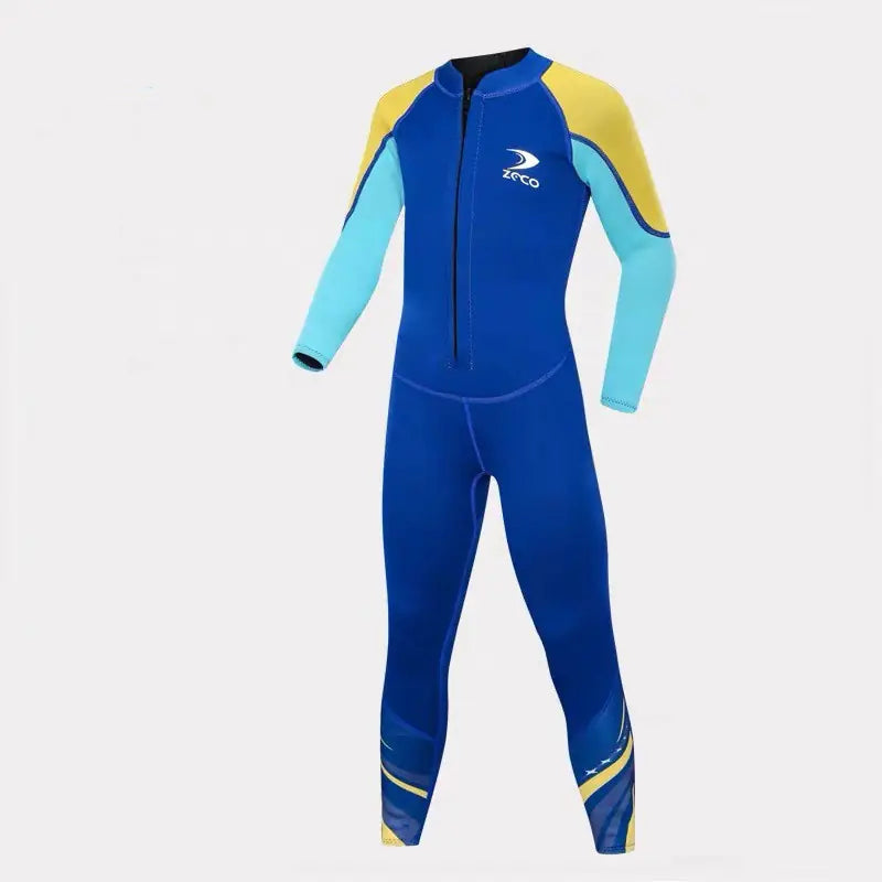 Boys' Thickened Long Sleeve Sunscreen Surf Suit