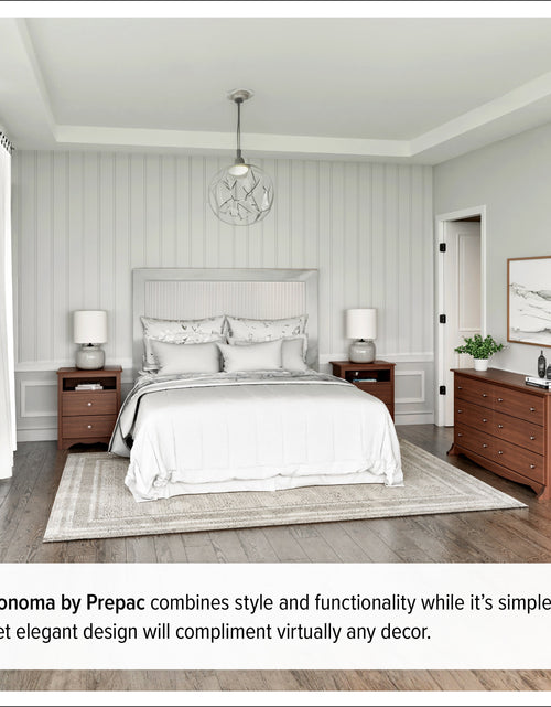 Load image into Gallery viewer, Sonoma Cherry 6-Drawer Double Dresser for Bedroom, CDC-6330-V, 59&quot; W X 17.5&quot; D X 29&quot; H
